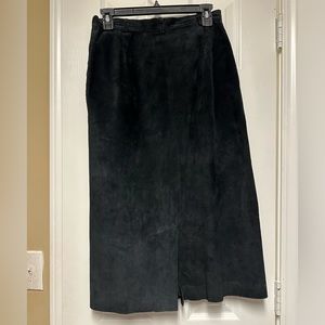 Vintage Saddle Club Leather Skirt